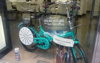Sorteo bicicleta plegable con tus lentillas en óptica Gil Optics