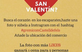 Regalo de GremicomCastelldefels para San Valentin en Optica Gil