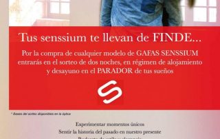 Sorteo fin de semana Parador nacional con Senssium y Gil Optics